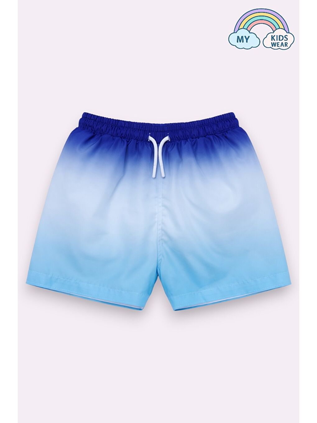 Pembe Erkek Çocuk Degrade Desenli Deniz Şortu 2’li Set 3-16 Yaş 12381-2