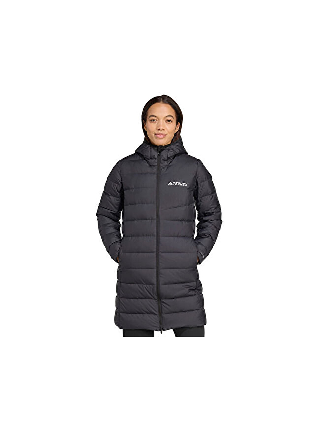W Terrex Mt Down Parka Kadın Outdoor Montu Jm8729 Siyah