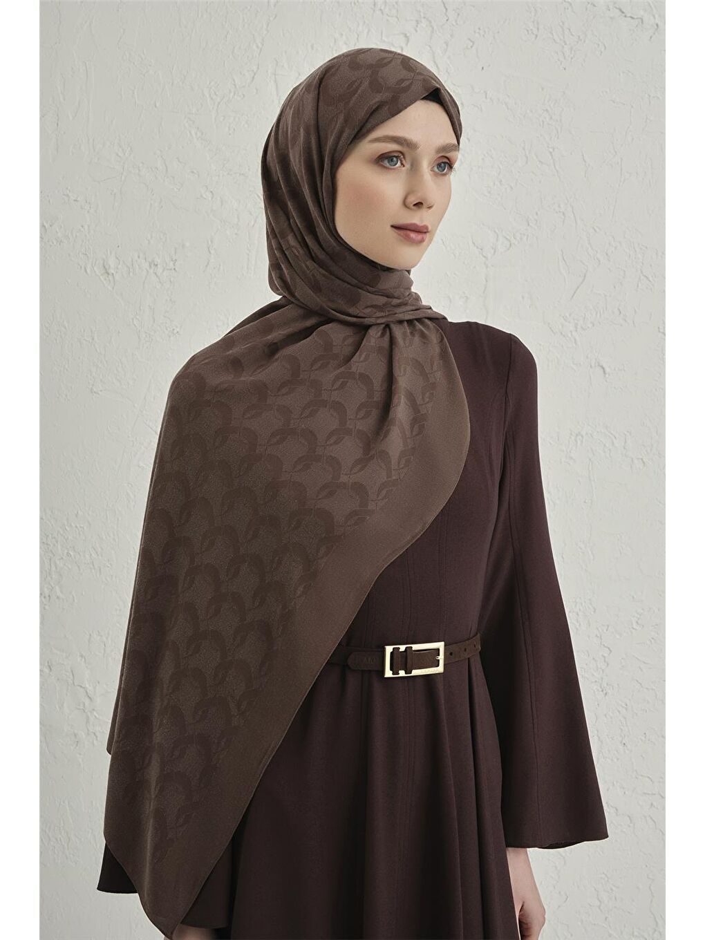 Kahverengi Cool Şal 1 16-1