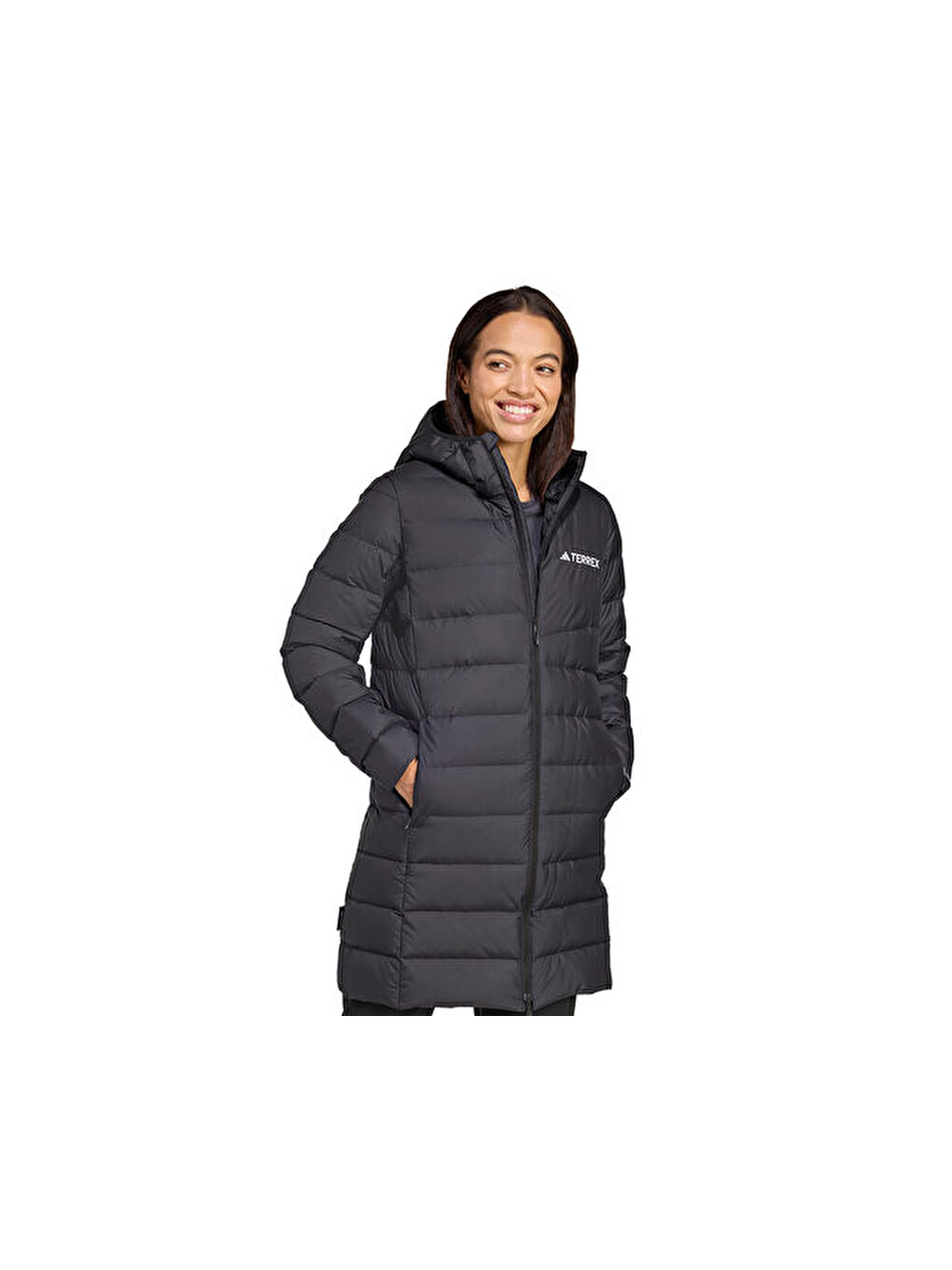 W Terrex Mt Down Parka Kadın Outdoor Montu Jm8729 Siyah-2