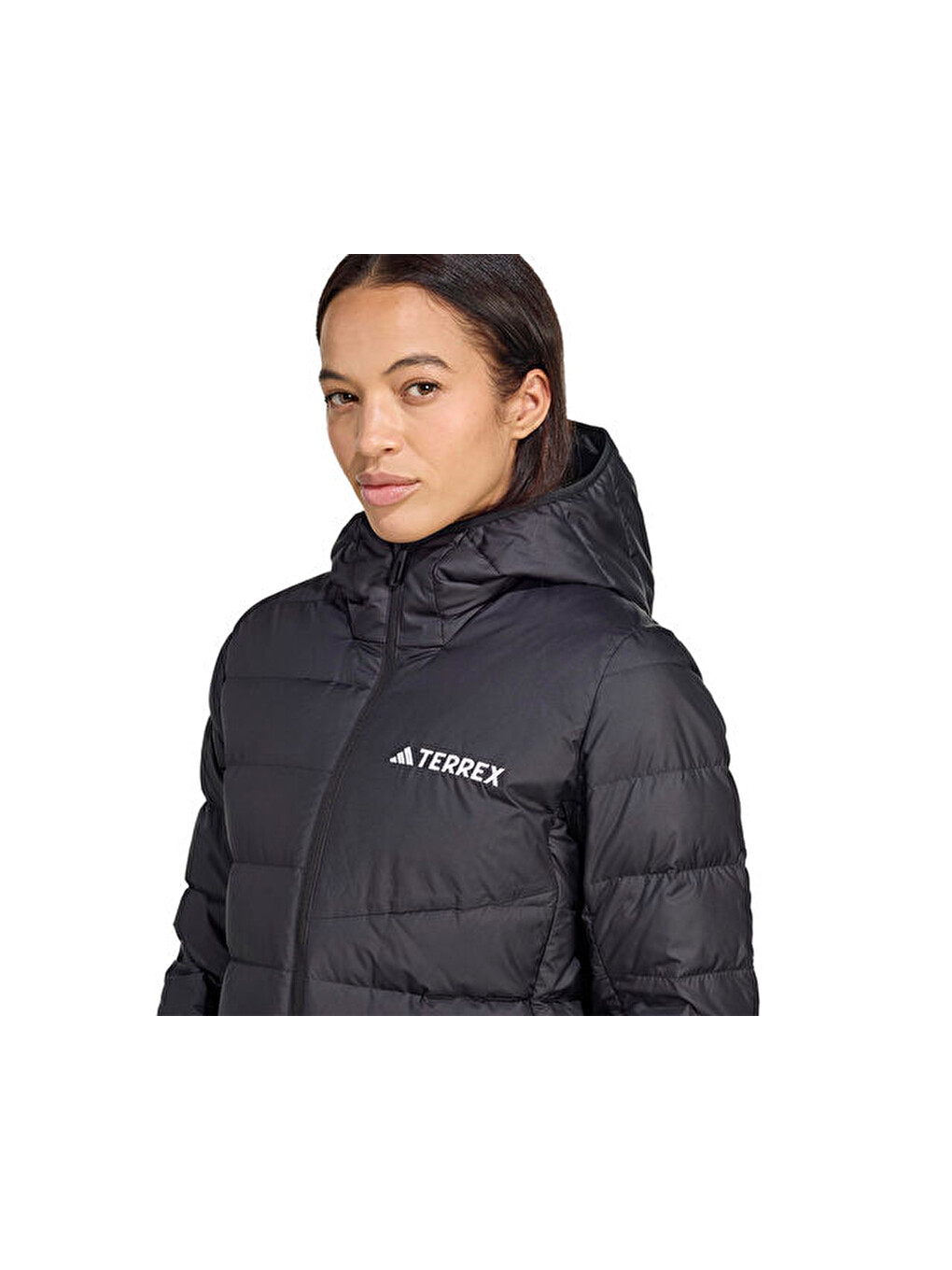 W Terrex Mt Down Parka Kadın Outdoor Montu Jm8729 Siyah-3