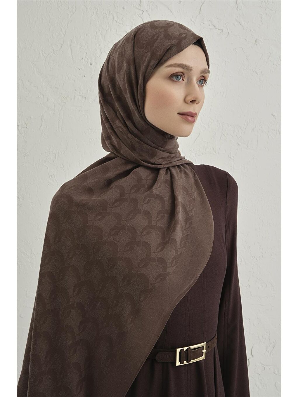 Kahverengi Cool Şal 1 16-2