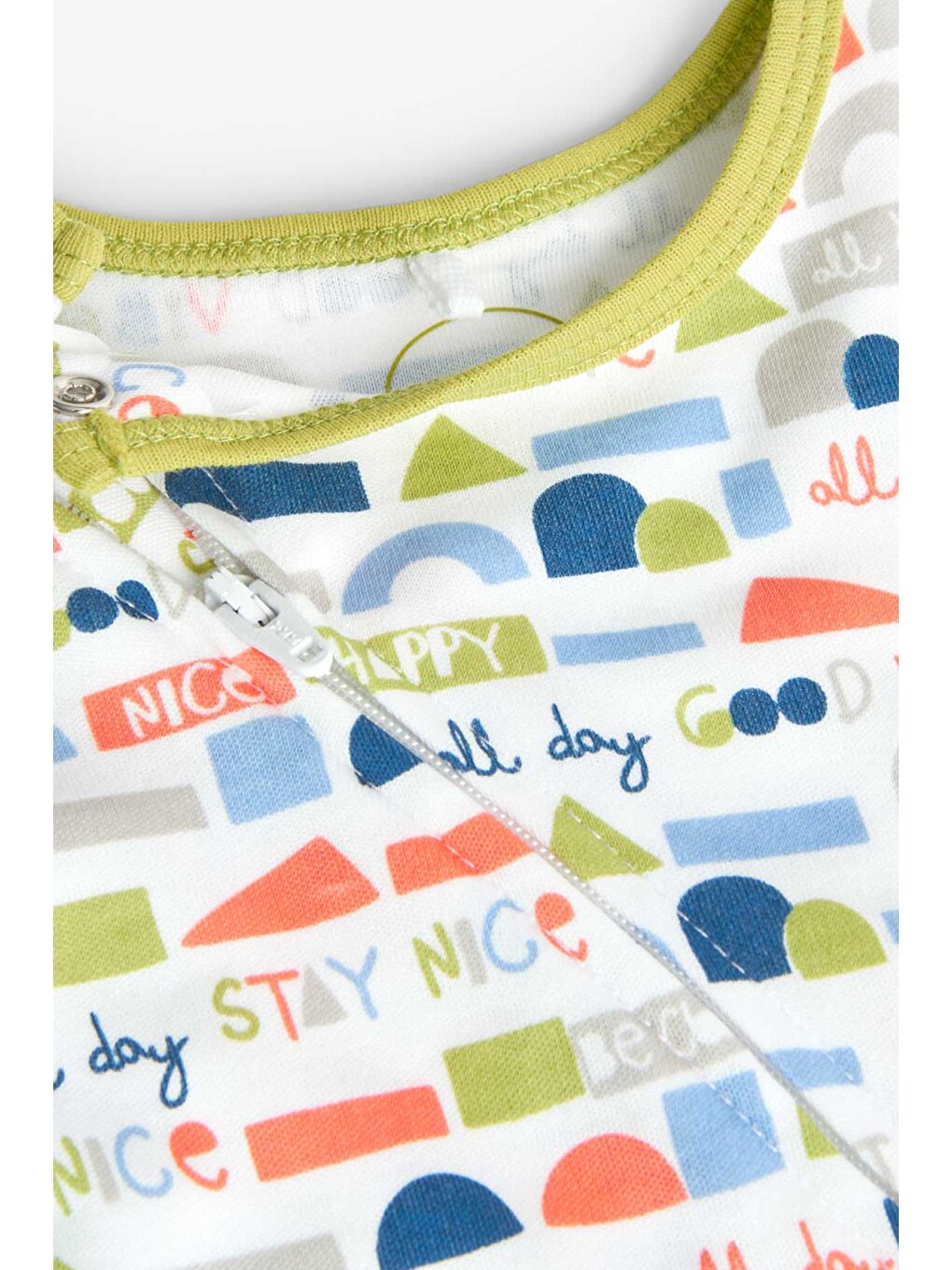 Beyaz Erkek Bebek Tulum-2