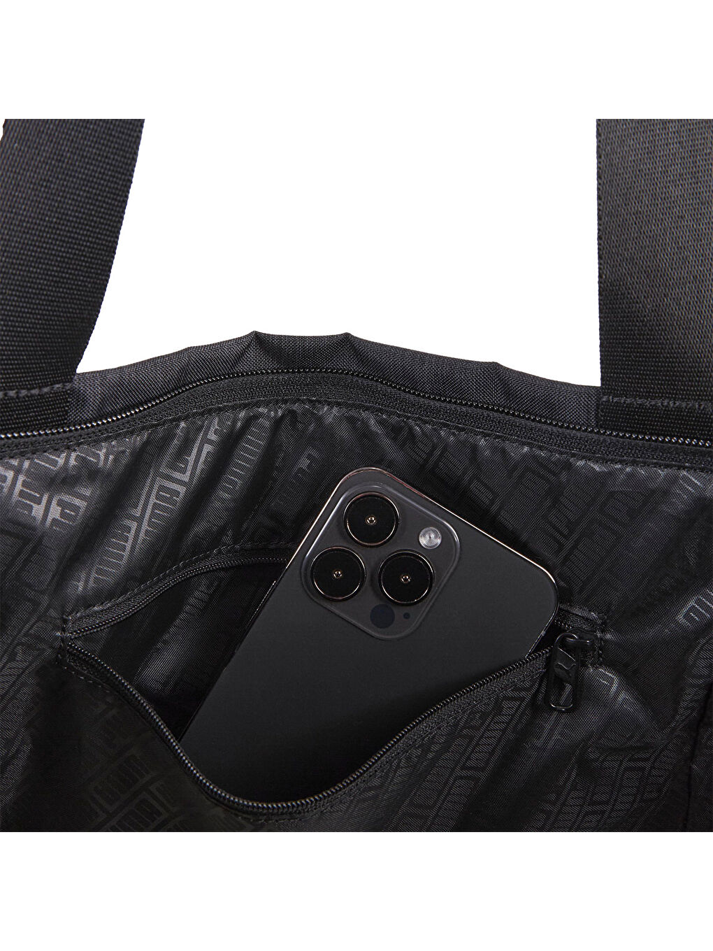 Base Shopper Kadın Siyah Çanta-4