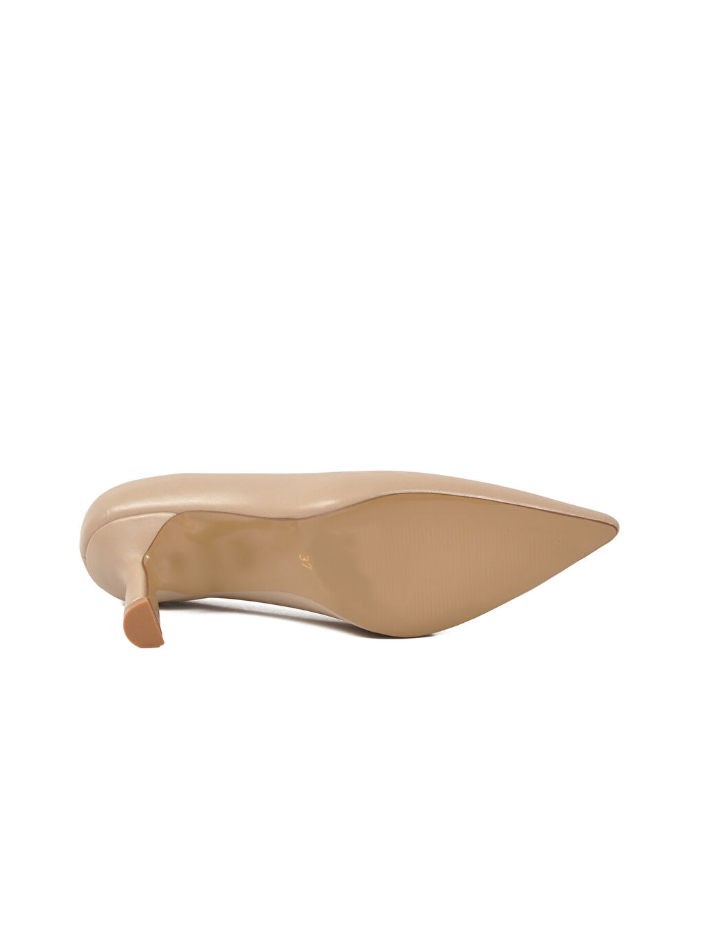 Bej Vizon Kadın İnce Topuklu Ayakkabı 593052 Z-4