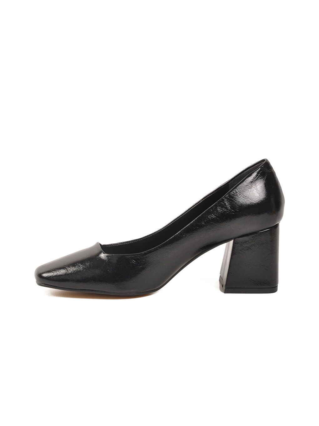 Siyah Kadın Kalın Topuklu Ayakkabı 593055 Z-3