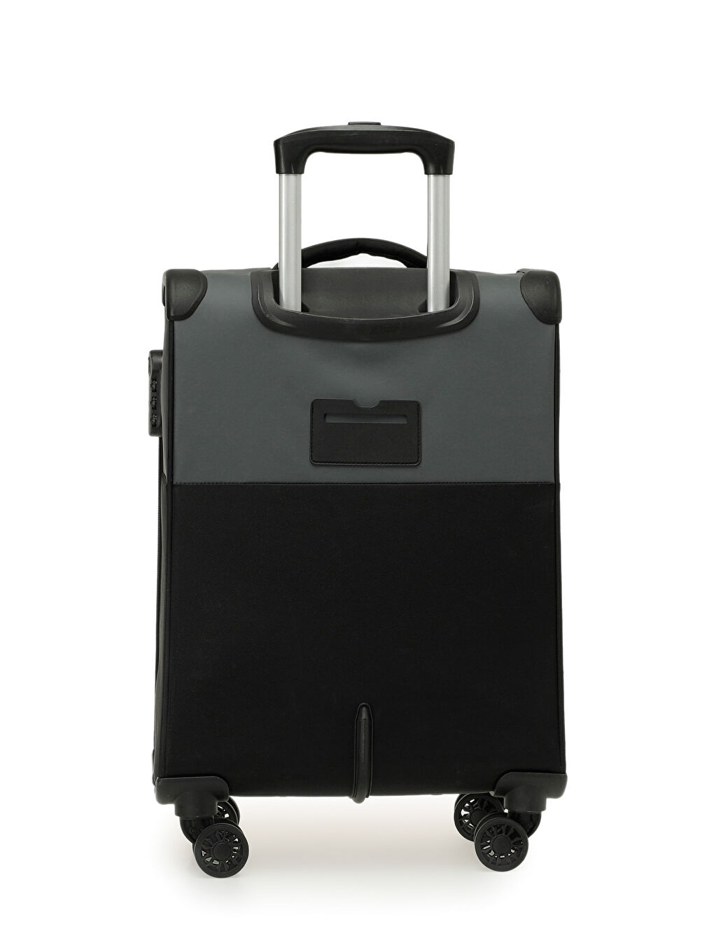 TEKSTIL CIFT RENK -B 5FX Siyah Unisex Büyük Boy Valiz-2