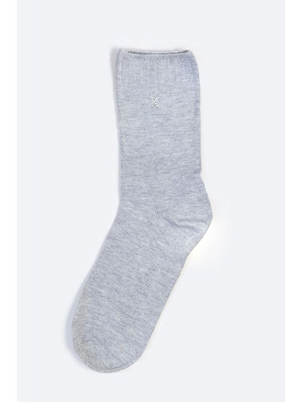 Kadın Modal Çorap Gri Melanj