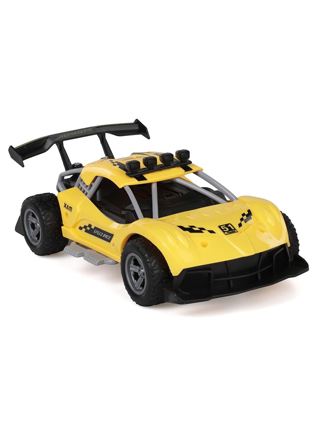 Seher Oyuncak Yarım Fonksiyon Kumandalı Araba - Sarı Standart-4