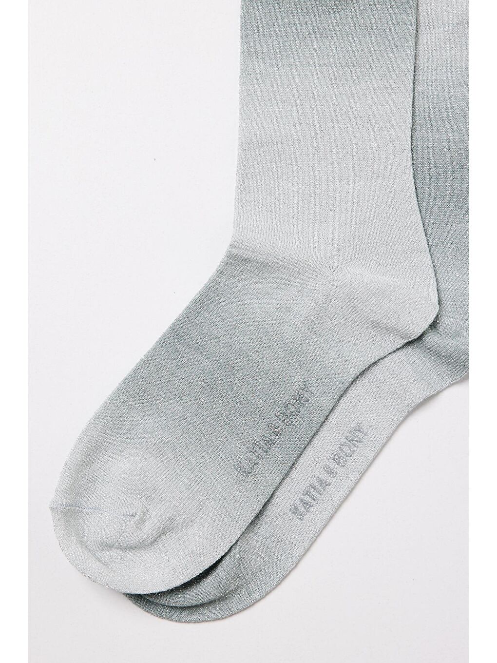 Kadın Shine Soket Çorap Yeşil-1