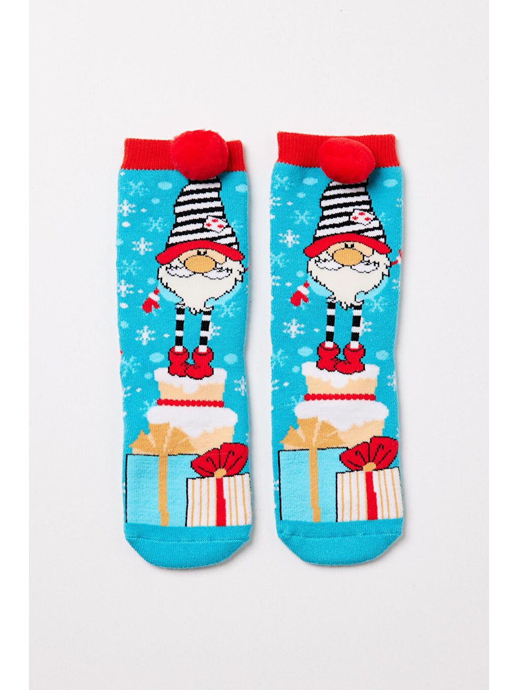 Kadın New Year Soket Çorap Mavi