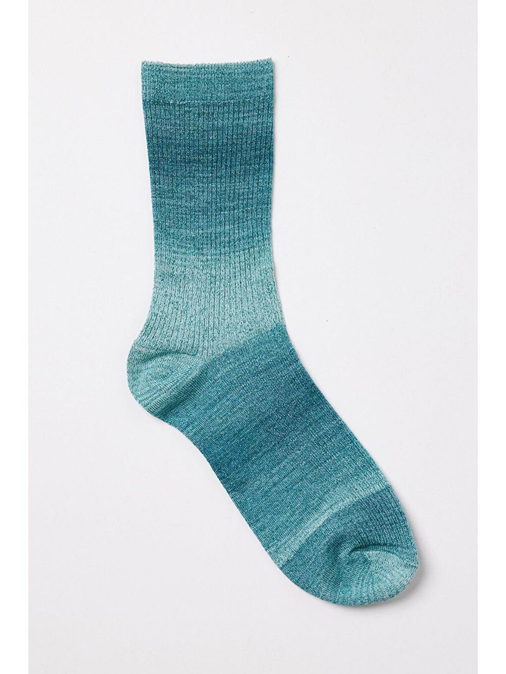 Kadın Degrade Soket Çorap Yeşil