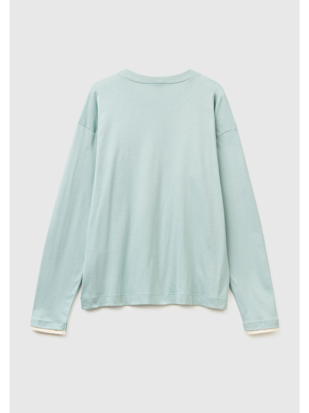 Kadın Açık Yeşil Pamuk Karışımlı Disney Baskılı Pijama üstü-3