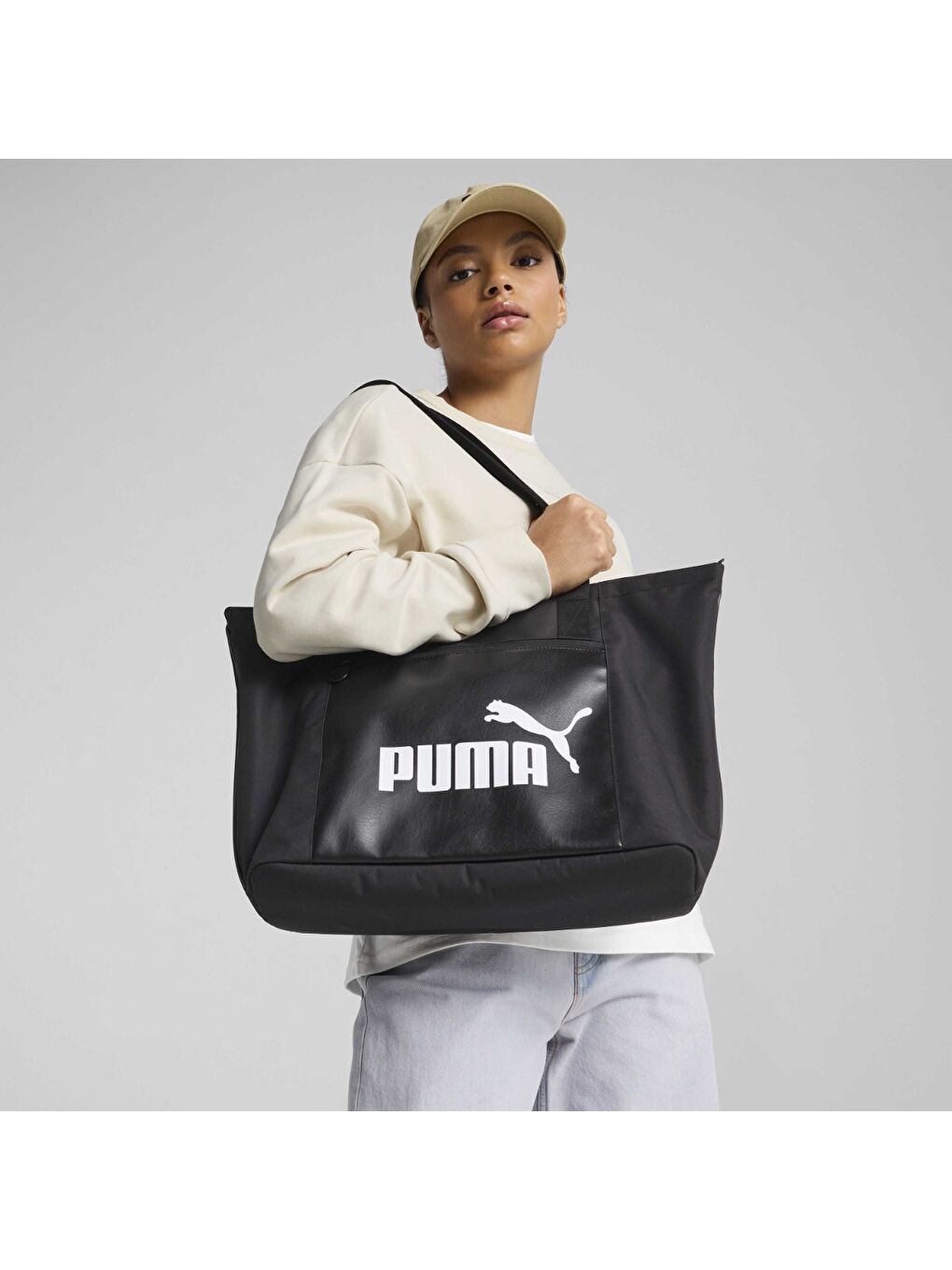 Campus Shopper Kadın Siyah Çanta-1