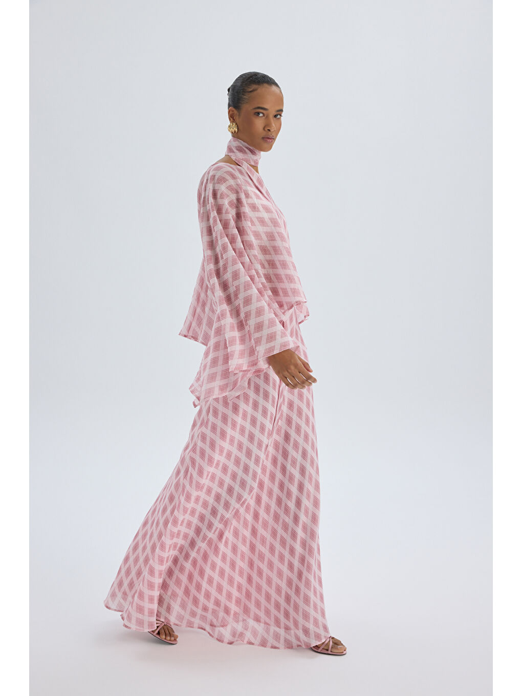 Marlowe Pembe Ekose İkili Takım-1