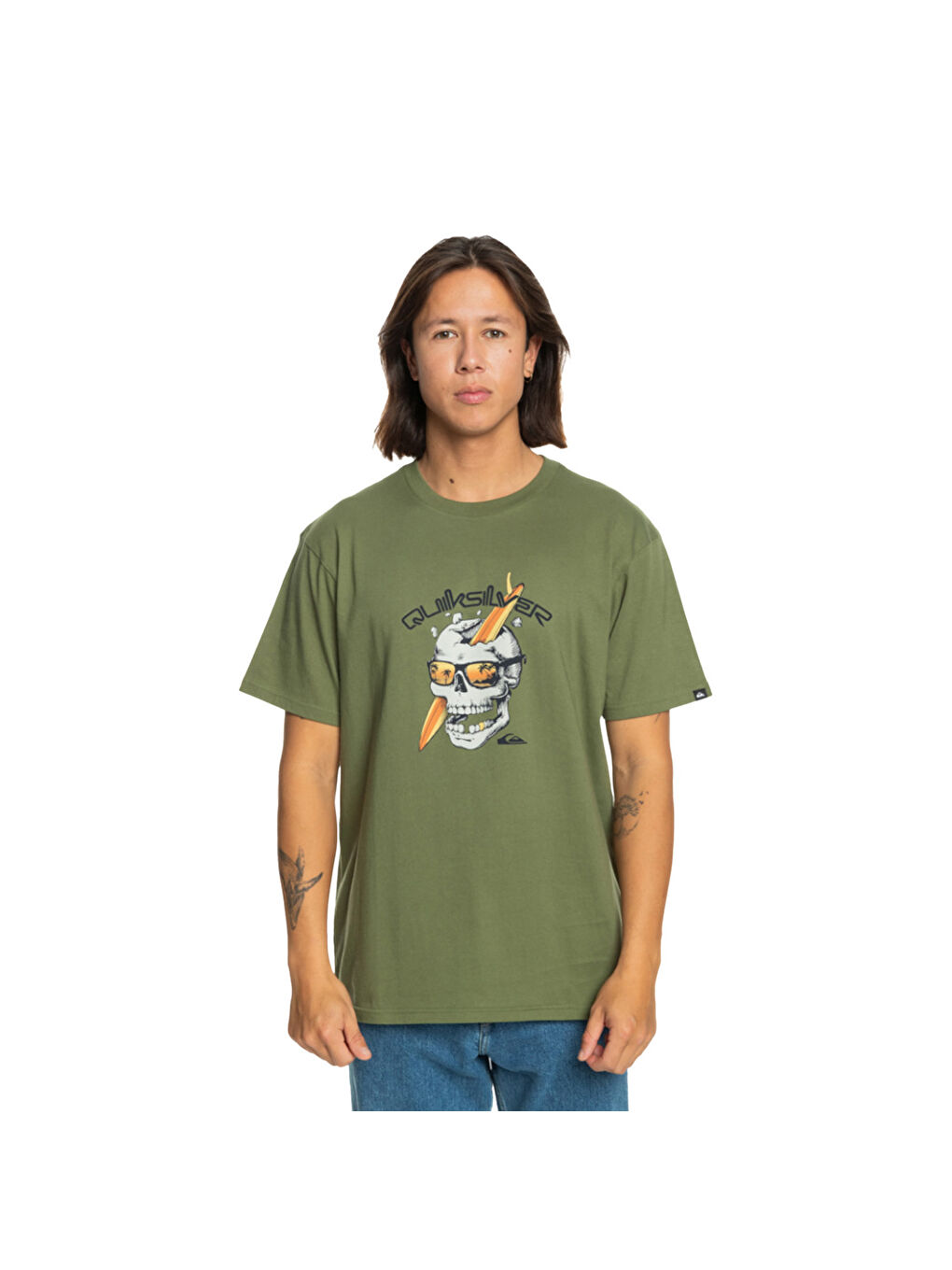 One Last Surf Erkek Yeşil Tişört