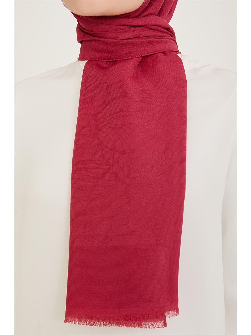 Pembe Trend Pera Şal 3 4874-1