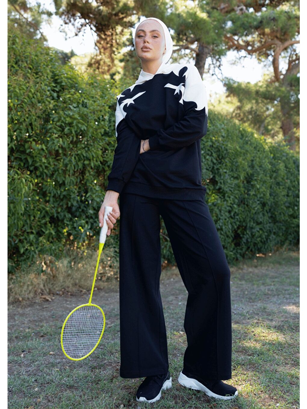 Siyah Sweatshirt Kovboy S&B-5