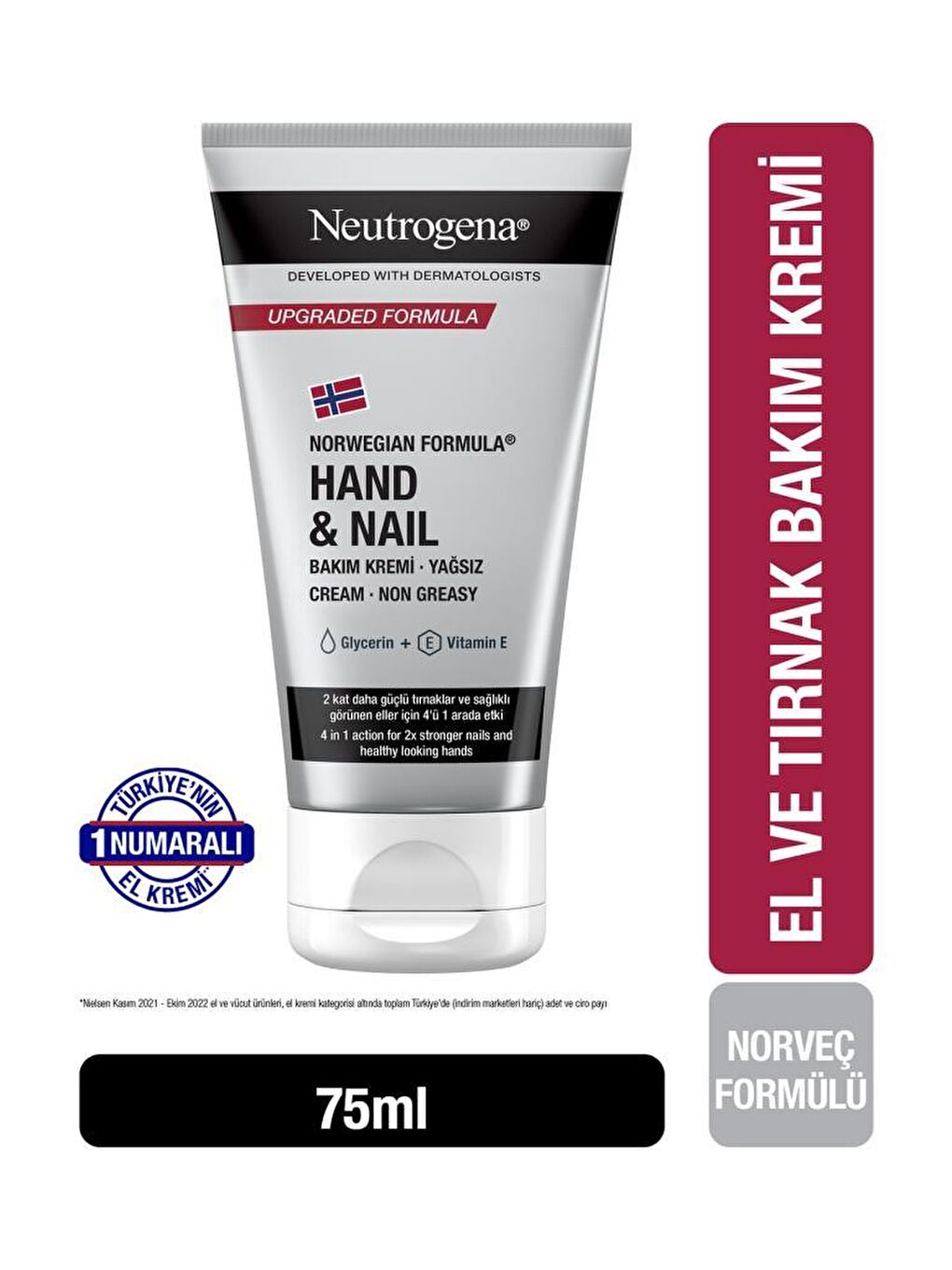 Norveç Formüllü El Ve Tırnak Bakım Kremi 75 Ml