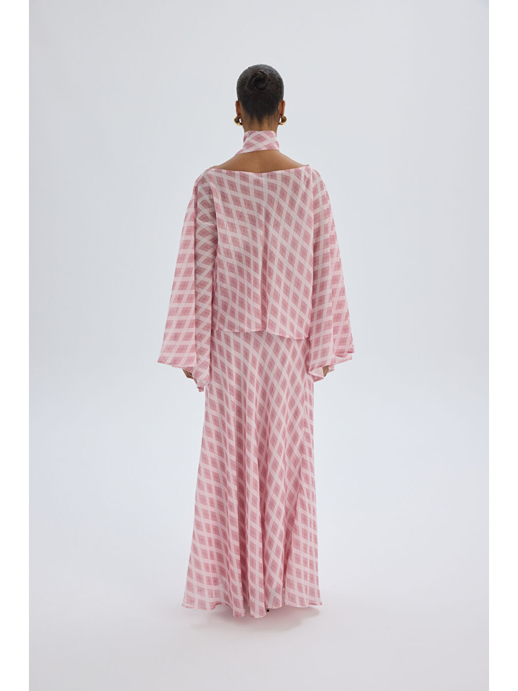 Marlowe Pembe Ekose İkili Takım-3