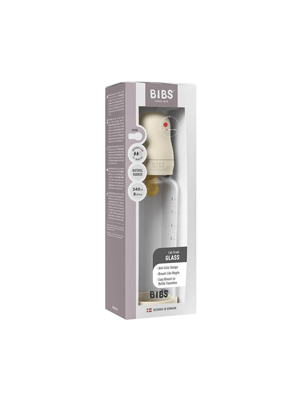 Baby Bottle Comp.Set Biberon Ivory 240 ml-3