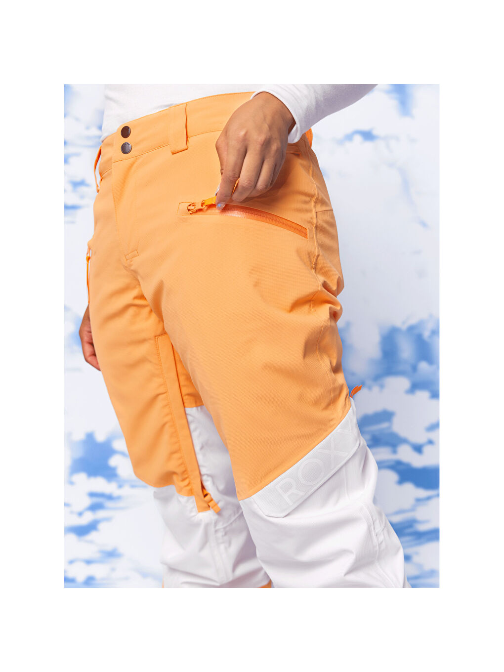 Ckwoodrose Pt Kadın Turuncu Snowboard Pantolonu-1