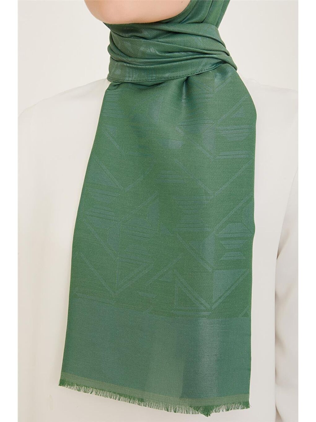 Yeşil Trend Pera Şal 2 4881-1