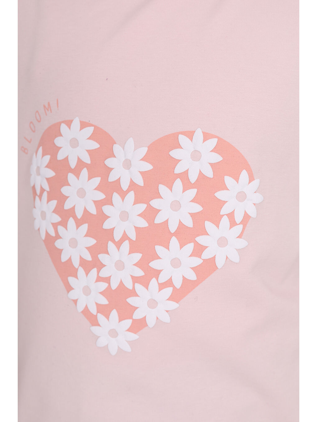Pembe Kız Çocuk Baskılı Tişört-3