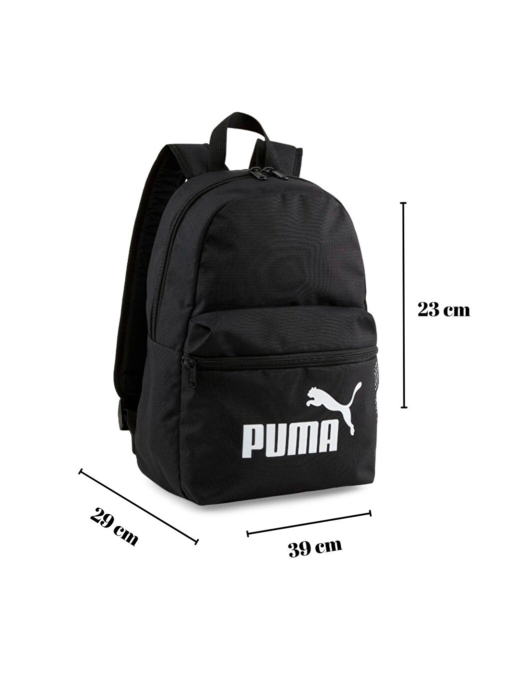 Phase Small Unisex Siyah Sırt Çantası