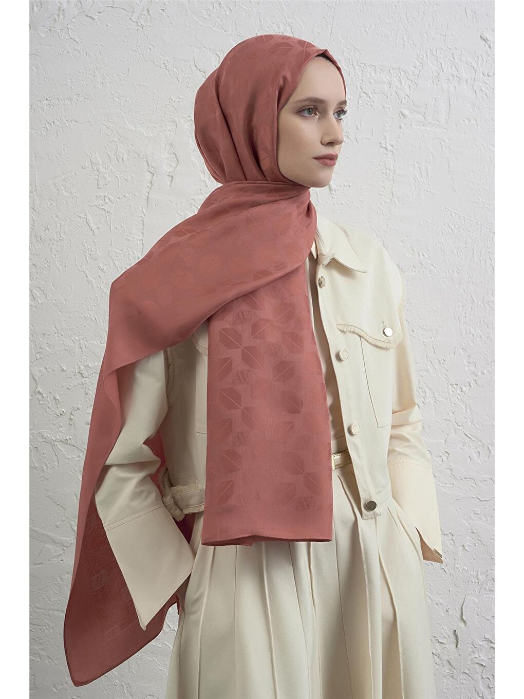 Pembe Visse Şal 2 73