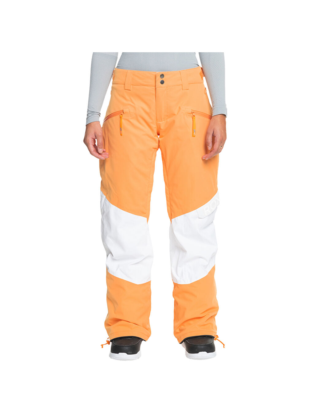 Ckwoodrose Pt Kadın Turuncu Snowboard Pantolonu-4