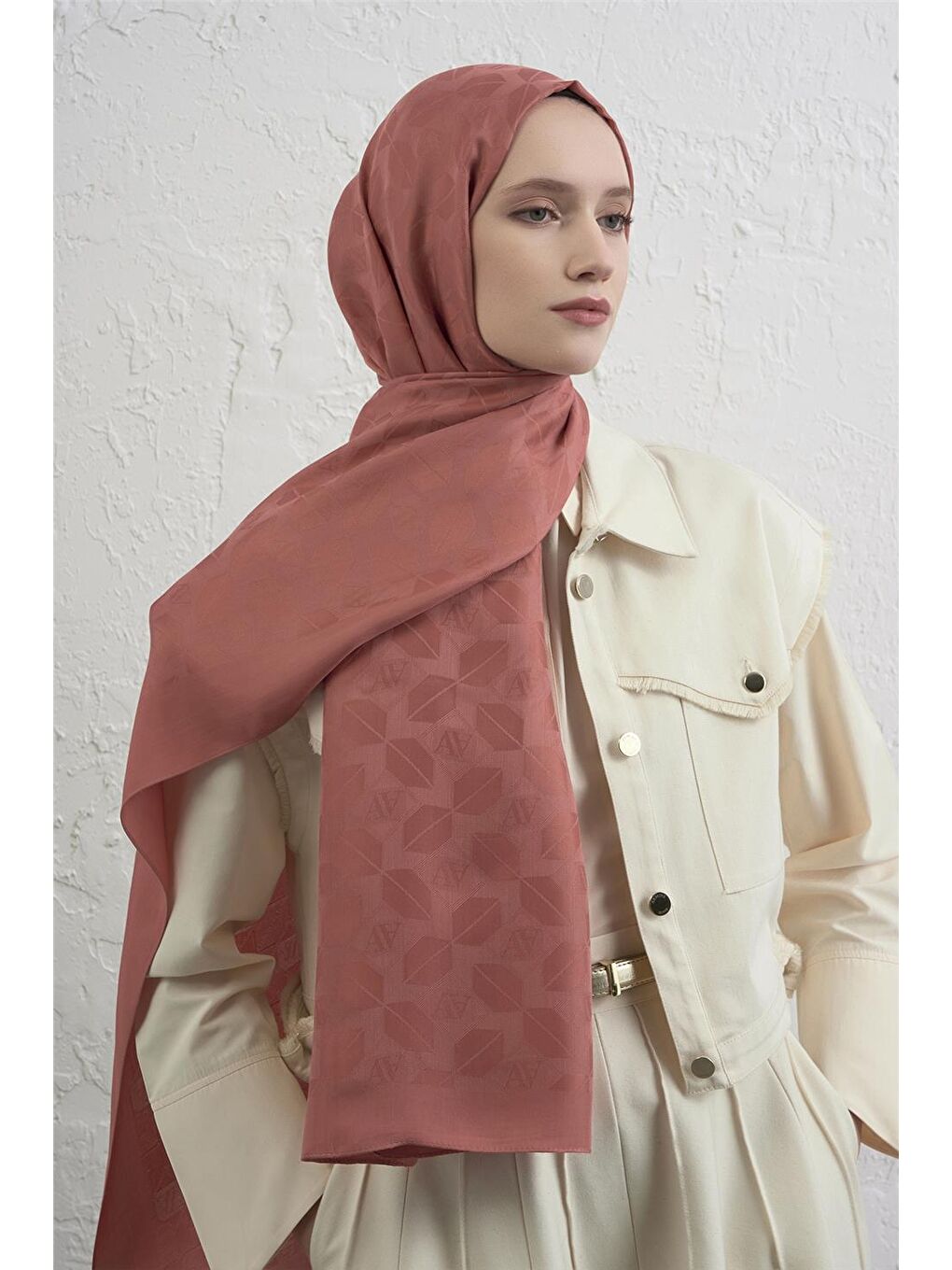 Pembe Visse Şal 2 73-1