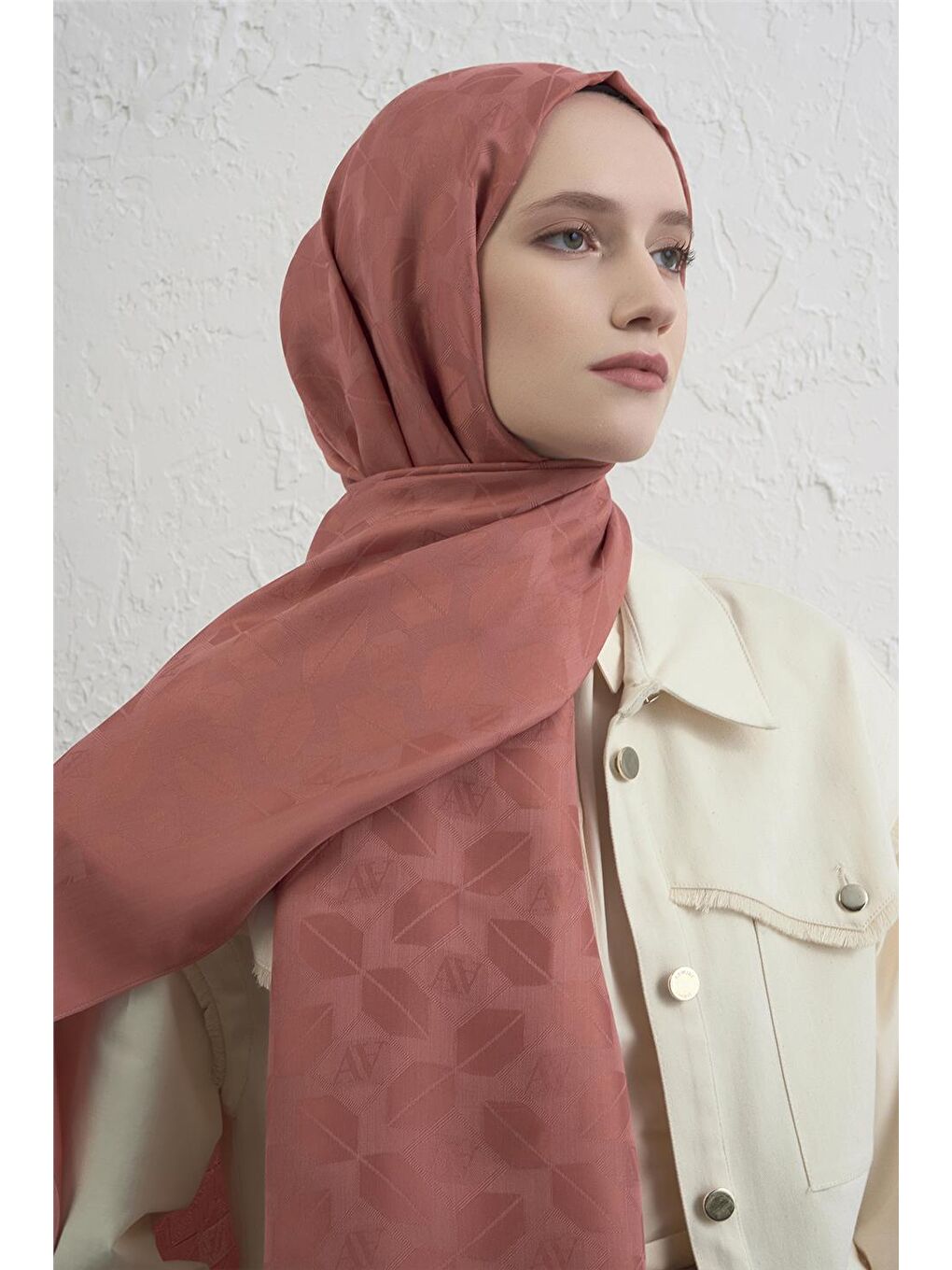 Pembe Visse Şal 2 73-3