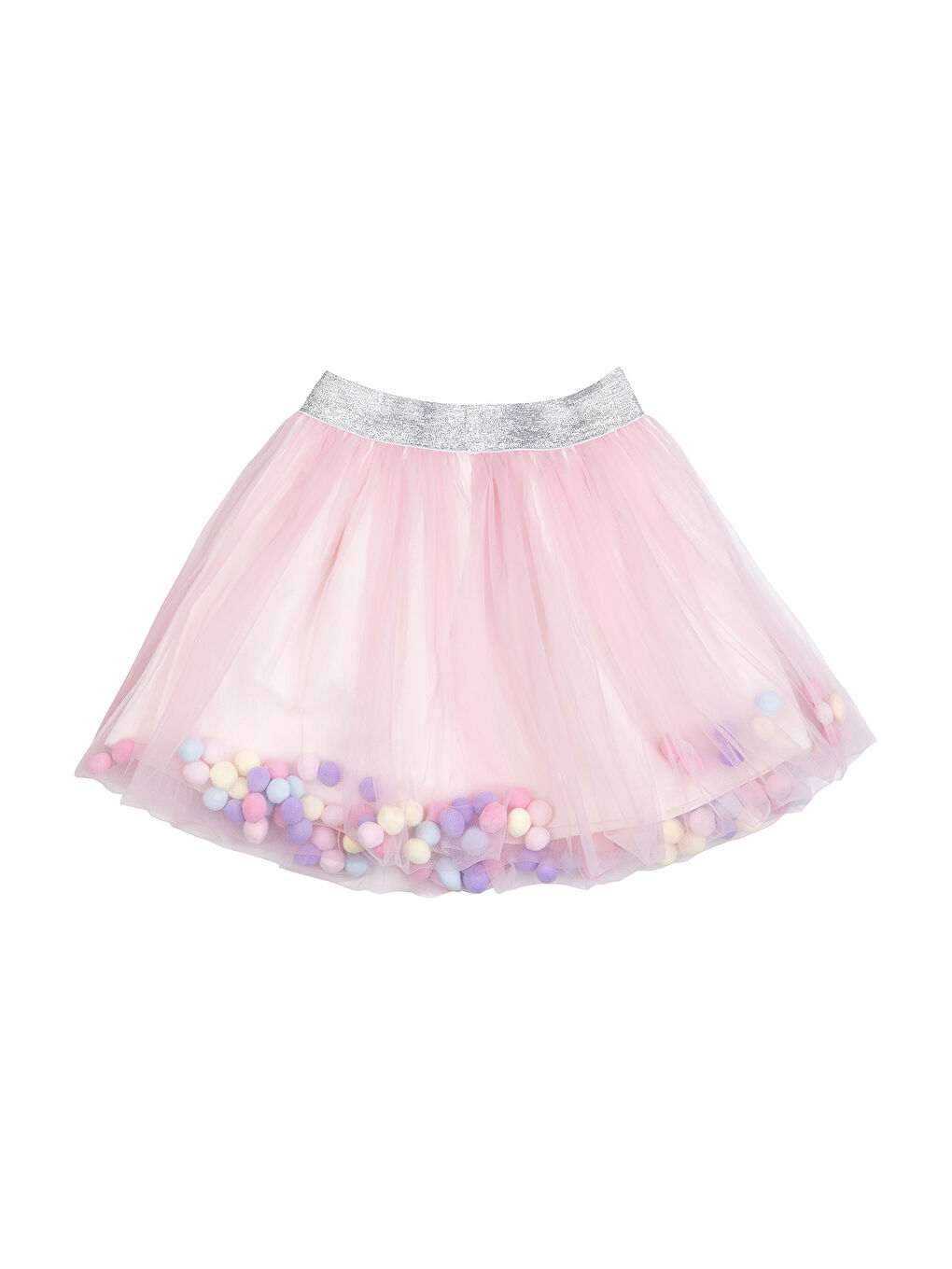 Karışık Kız Çocuk Crop ve Tül Etek Takım 2-6 Yaş Çok Renkli-6