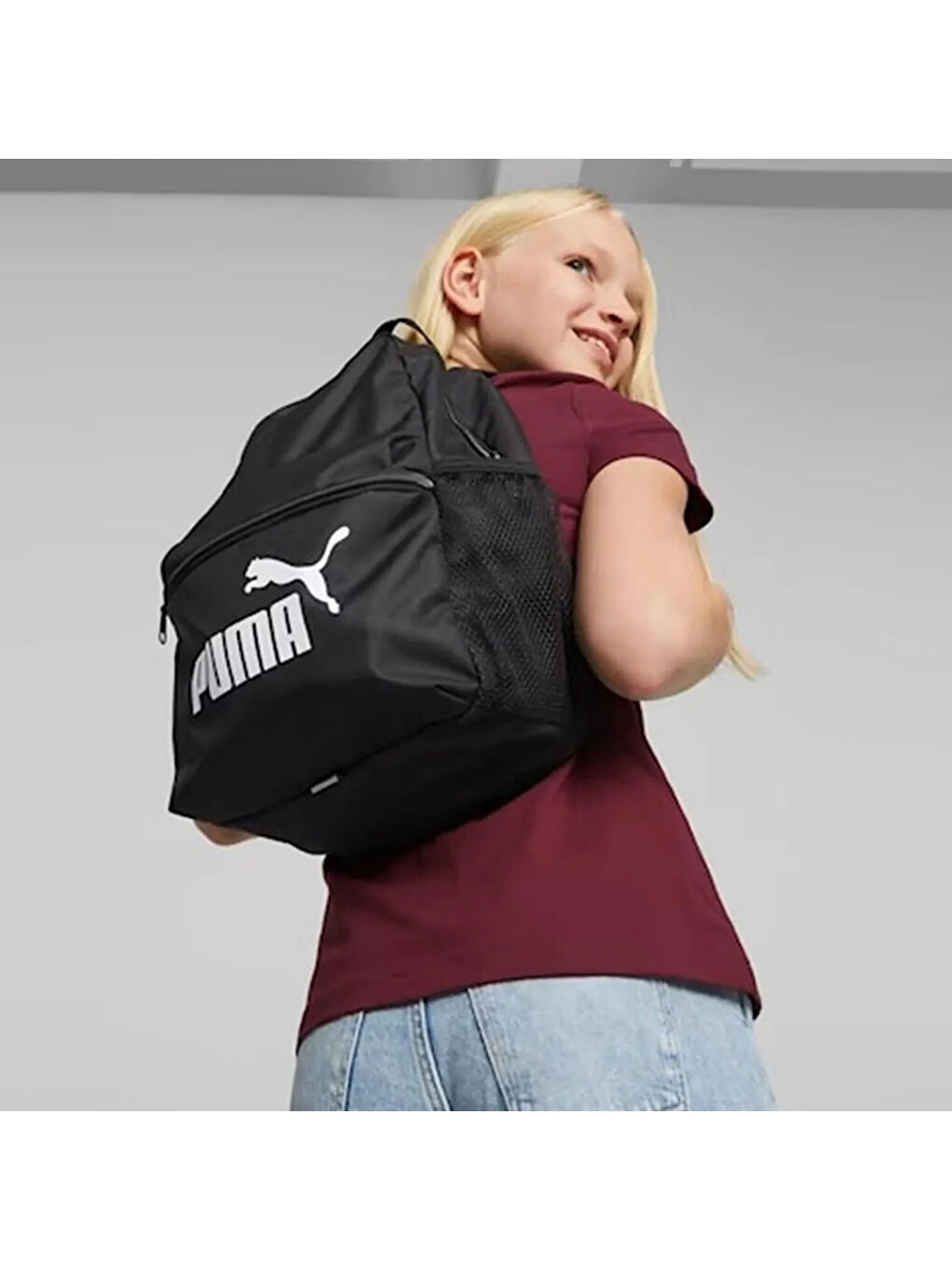 Phase Small Unisex Siyah Sırt Çantası-1