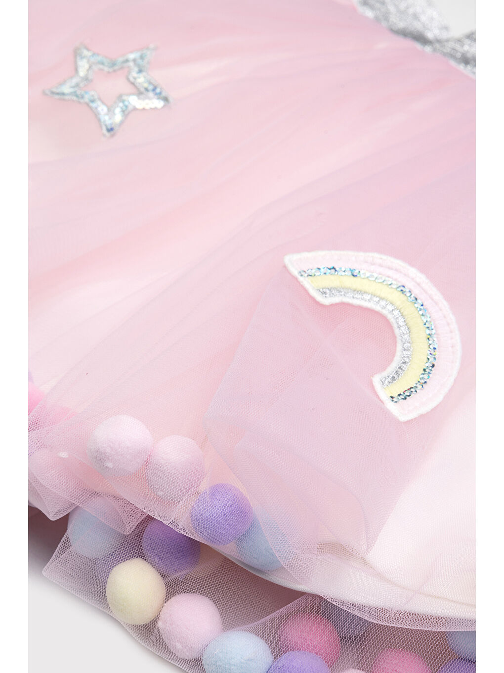 Karışık Kız Çocuk Crop ve Tül Etek Takım 2-6 Yaş Çok Renkli-7