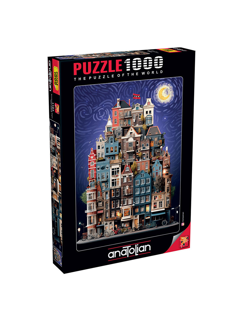 Puzzle 1000 Parça Amsterdam Starry Night 1183
