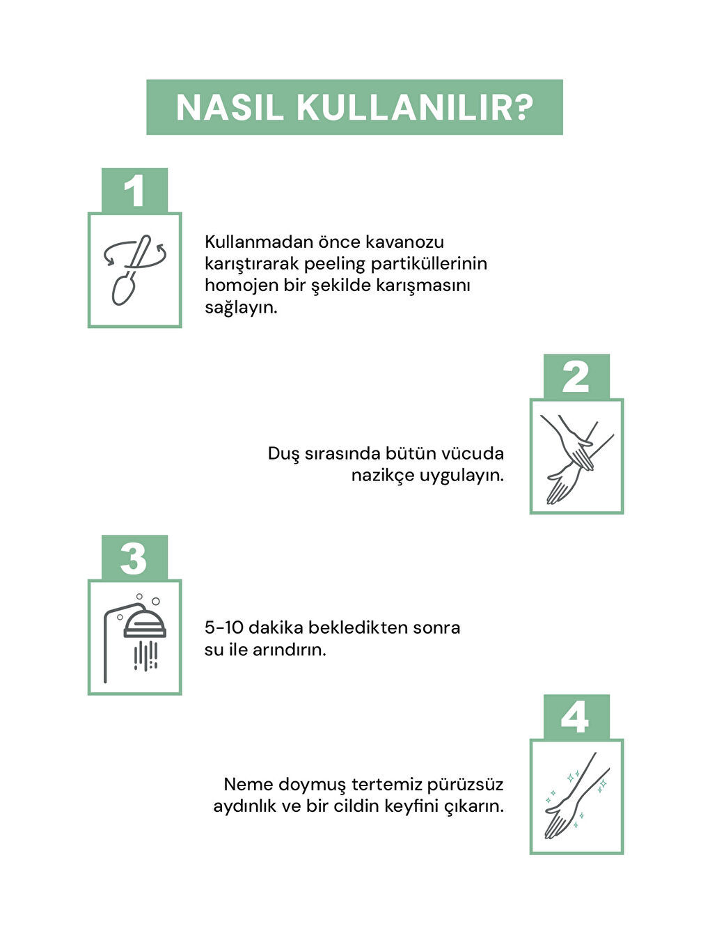 Nemlendirici, Arındırıcı ve Aydınlatıcı Glow Vücut Peelingi %5 Glikolik Asit 200 gr-1