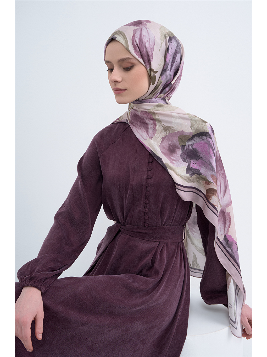 Lila Pure Şal 3002 15