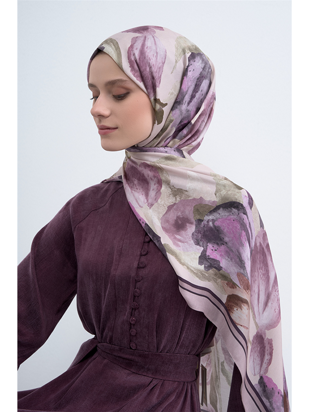 Lila Pure Şal 3002 15-1