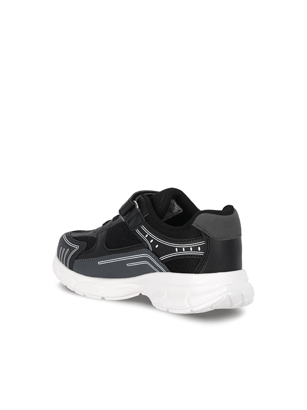 PIRUS Unisex Çocuk  Siyah / Beyaz Günlük Spor Ayakkabısı-2