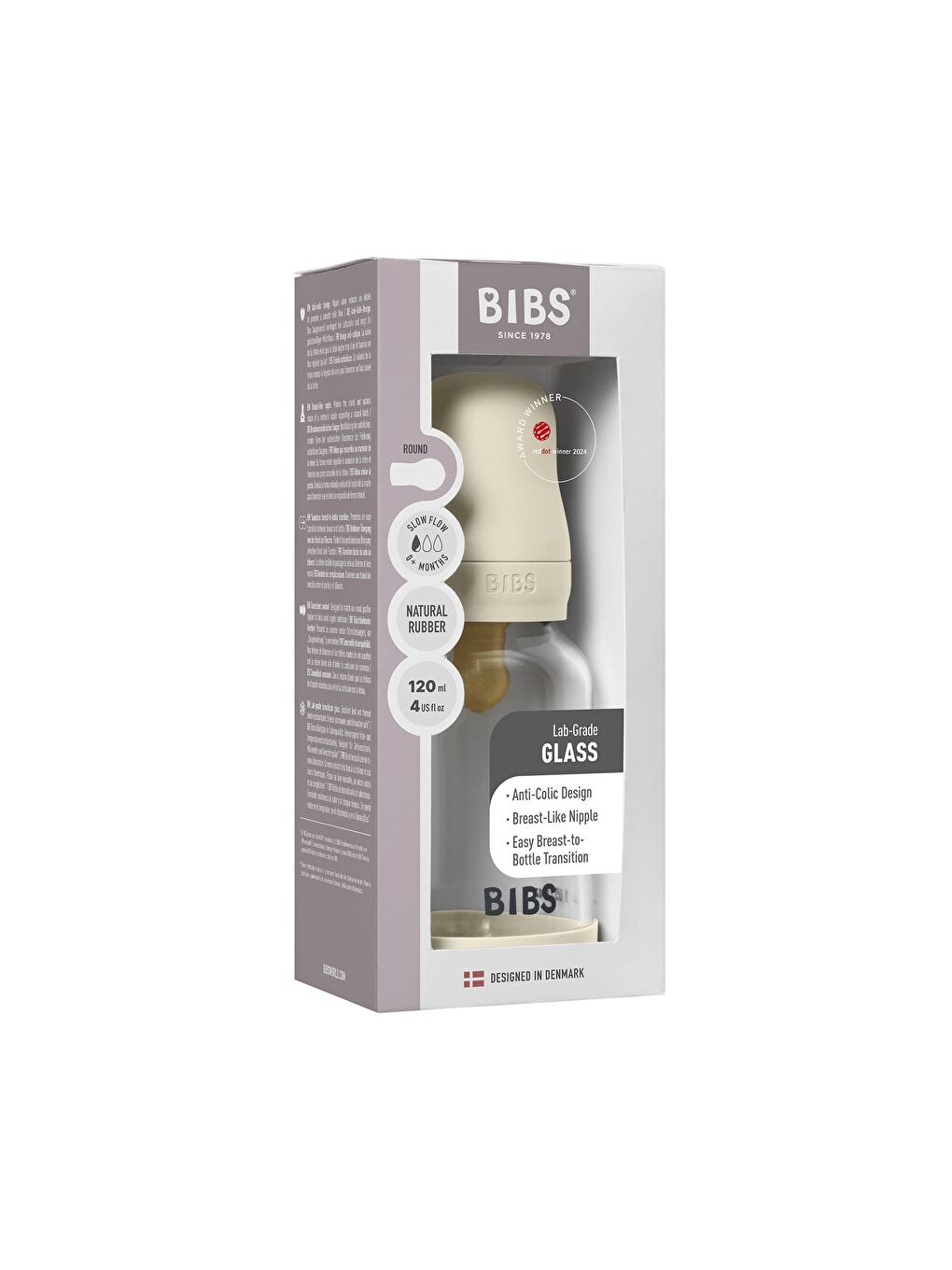 Baby Bottle Comp. Set Biberon Ivory 120 ml-4
