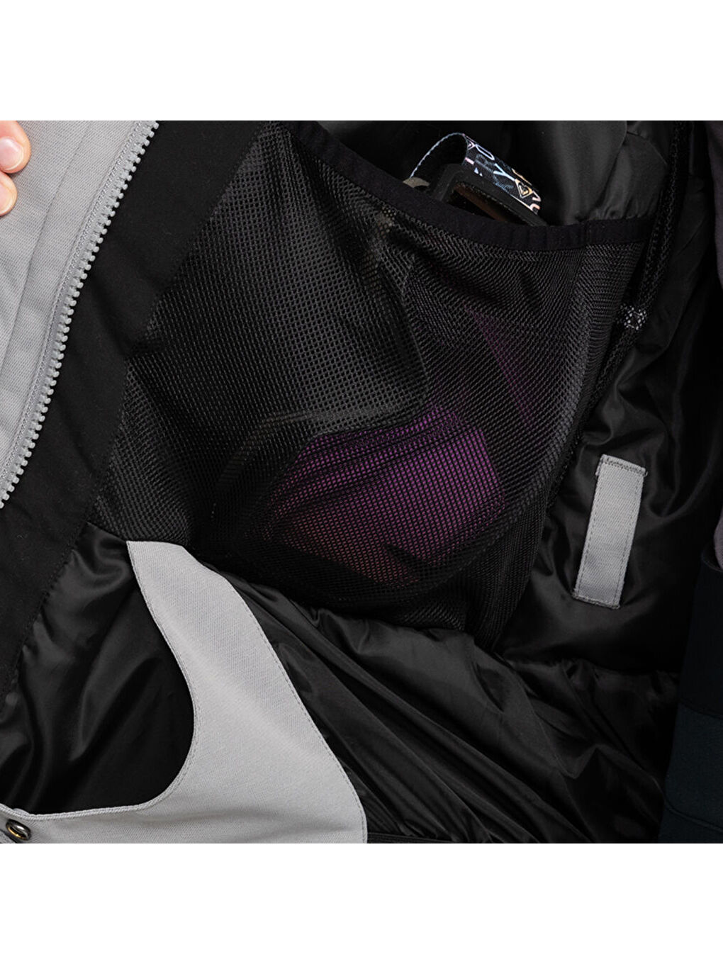 Meade Kadın Gri Snowboard Ceketi-3