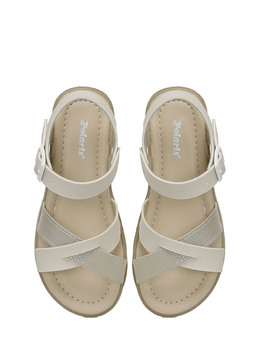 Bej KLAS S.P5FX Krem Kız Çocuk Sandalet-3