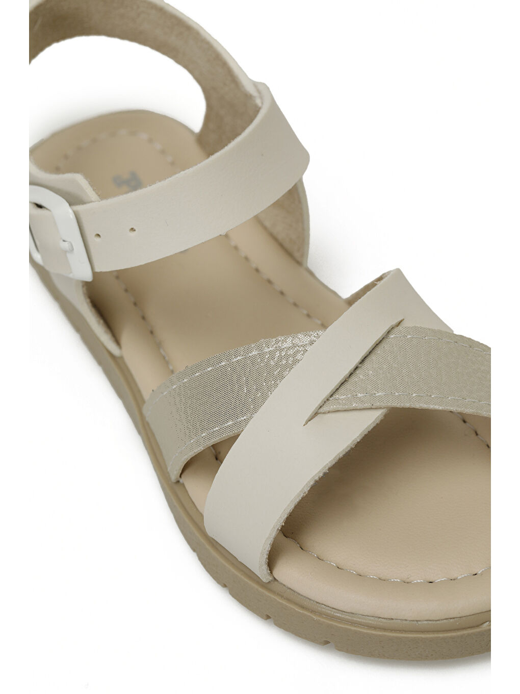 Bej KLAS S.P5FX Krem Kız Çocuk Sandalet-6