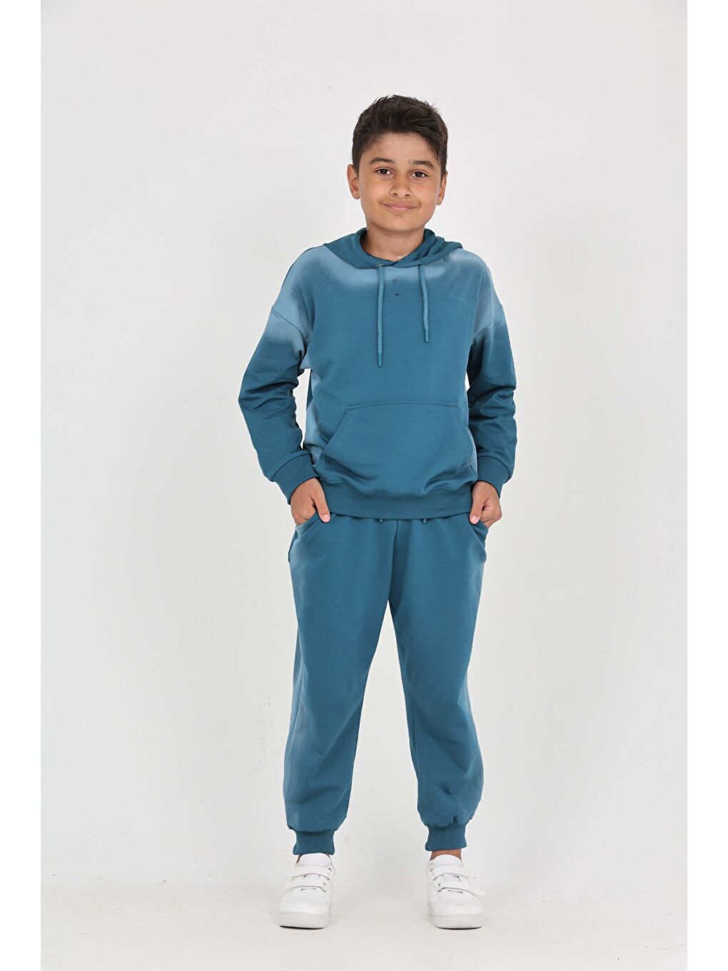 Petrol Erkek Çocuk Saturday Baskılı Eşofman Takım-3