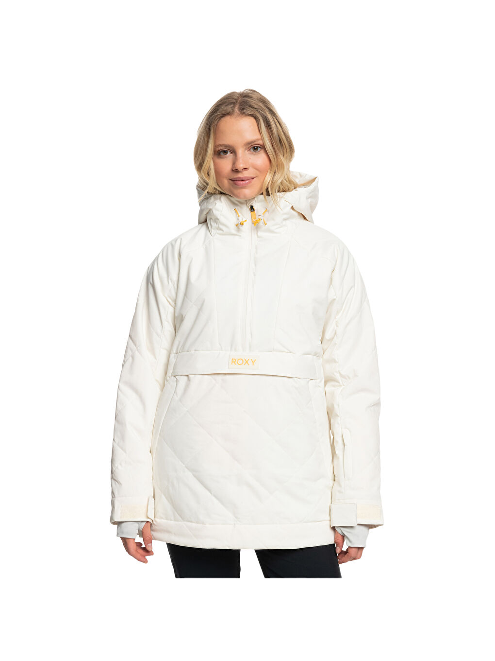 Radiant Lines Overhead Kadın Beyaz Snowboard Ceketi