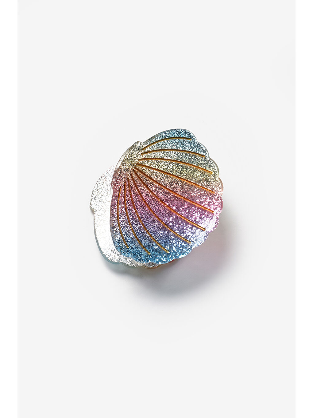 Karışık Çok Renkli Midye Figür Kız Çocuk Mandal Toka-2