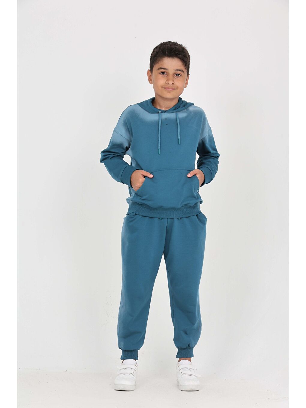 Petrol Erkek Çocuk Saturday Baskılı Eşofman Takım-4