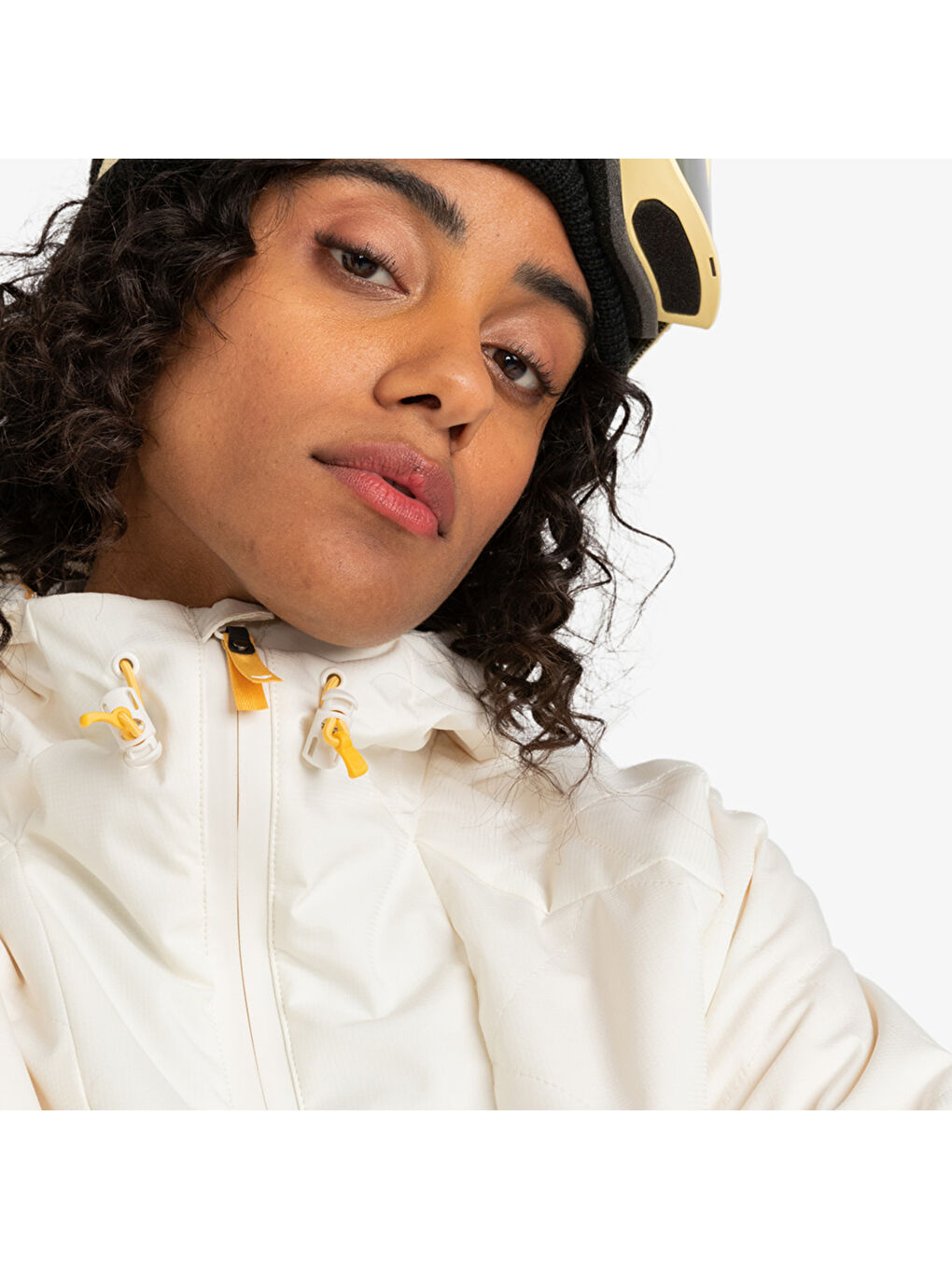 Radiant Lines Overhead Kadın Beyaz Snowboard Ceketi-2